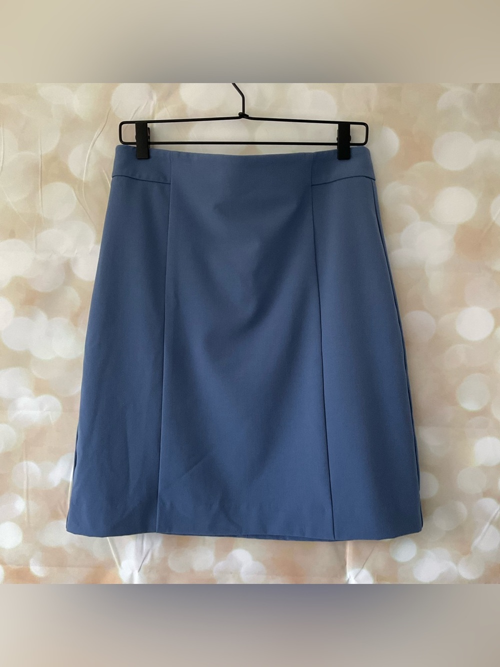 Ann Taylor Classic A-Line Blue Skirt